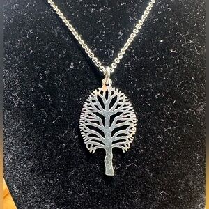 JAMES AVERY Sterling Silver 60th Anniversary Tree of Life Pendant Necklace; RARE
